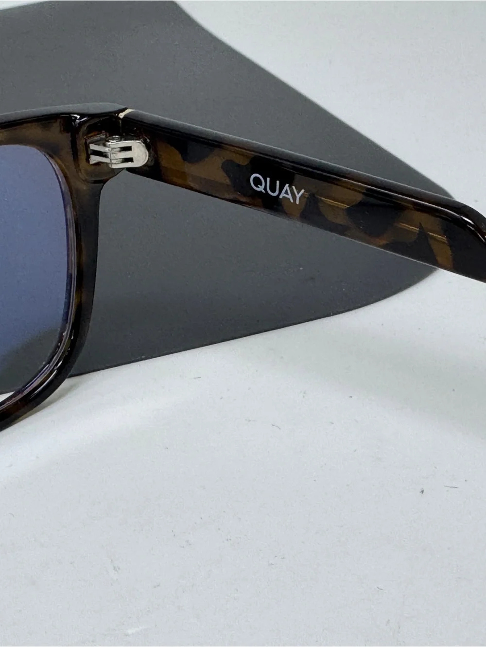 Quay Hardwire Mini Blue Light Glasses reading glasses tortoise 0.00